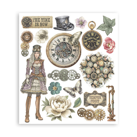 Stamperia Gardens of Time Rub-On 20.5x23cm (DFLRBXG04)