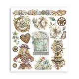 Stamperia Gardens of Time Rub-On 20.5x23cm (DFLRBXG04)