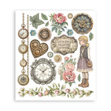Stamperia Gardens of Time Rub-On 20.5x23cm (DFLRBXG04)