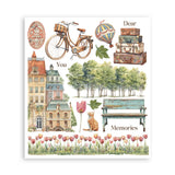 Stamperia Art of Travelling Rub-On 20.5x23cm Assortment 6pcs (DFLRBXG05)
