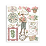 Stamperia House of Roses Rub-On 20.5x23cm (DFLRBXG06)