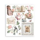 Stamperia House of Roses Rub-On 20.5x23cm (DFLRBXG06)