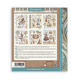 Stamperia Symphony Rub-On 20.5x23cm Assortment (6pcs) by Sara Alcobendas (DFLRBXG09)