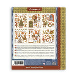Stamperia Silent Night Rub-On 20.5 x 23cm Assortment, 6 Pieces - DFLRBXG12