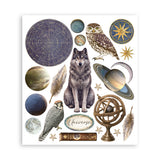 Stamperia Cosmos Rub-On 20.5x23cm Assortment (6pcs) by Cristina Radovan - DFLRBXG14