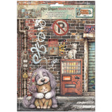 Stamperia Furry Friends 2 A4 Rice Paper Selection (6pcs) by Antonis Tzanidakis - DFSA4XAF