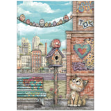 Stamperia Furry Friends 2 A4 Rice Paper Selection (6pcs) by Antonis Tzanidakis - DFSA4XAF