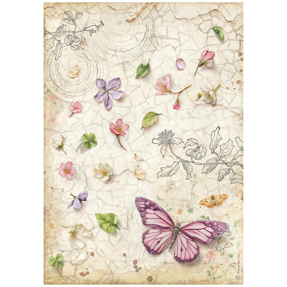 Stamperia All Around A4 Rice Paper Selection (6pcs) (DFSA4XAR)