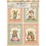 Stamperia Cozy Family A4 Rice Paper Selection (6pcs) - DFSA4XCF