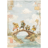 Stamperia Cozy Family A4 Rice Paper Selection (6pcs) - DFSA4XCF