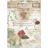 Stamperia Flowers and Poems A4 Rice Paper Selection (6pcs) - DFSA4XFP