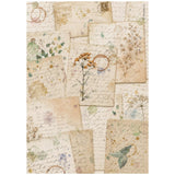 Stamperia Flowers and Poems A4 Rice Paper Selection (6pcs) - DFSA4XFP