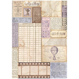 Stamperia Quiet Days A4 Rice Paper Selection (DFSA4XQD)