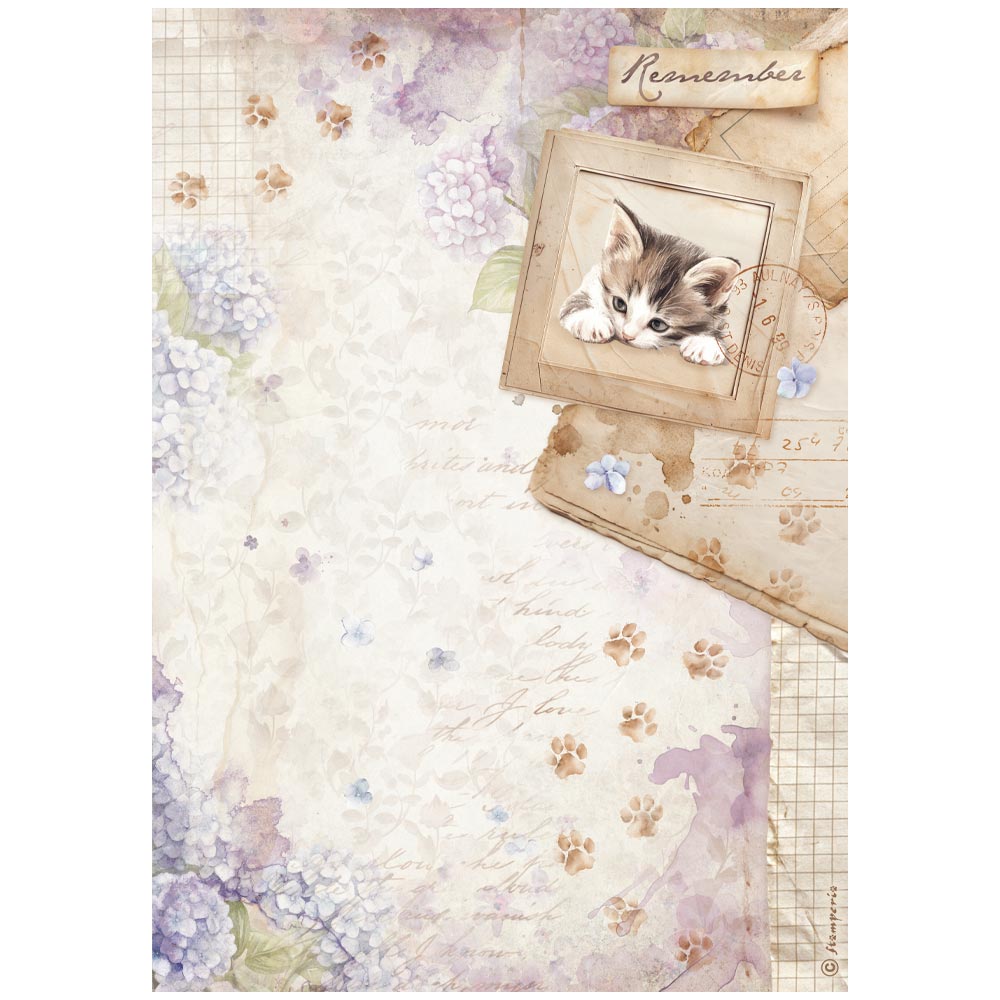 Stamperia Quiet Days A4 Rice Paper Selection (DFSA4XQD)