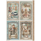 Stamperia Symphony A4 Rice Paper Selection (6pcs) by Sara Alcobendas (DFSA4XSP)