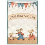 Stamperia Family A6 Mini Rice Paper (DFSA6X03)