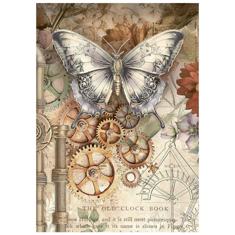 Stamperia Gardens of Time A6 Mini Rice Paper (DFSA6X05)