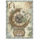 Stamperia Gardens of Time A6 Mini Rice Paper (DFSA6X05)