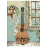 Stamperia Symphony A6 Mini Rice Paper (8pcs) by Sara Alcobendas (DFSA6X07)