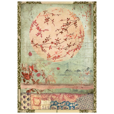 Stamperia Oriental Garden A6 Mini Rice Paper (8pcs) (DFSA6X08)
