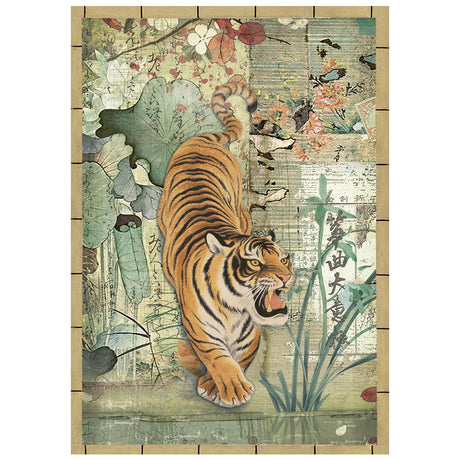 Stamperia Oriental Garden A6 Mini Rice Paper (8pcs) (DFSA6X08)