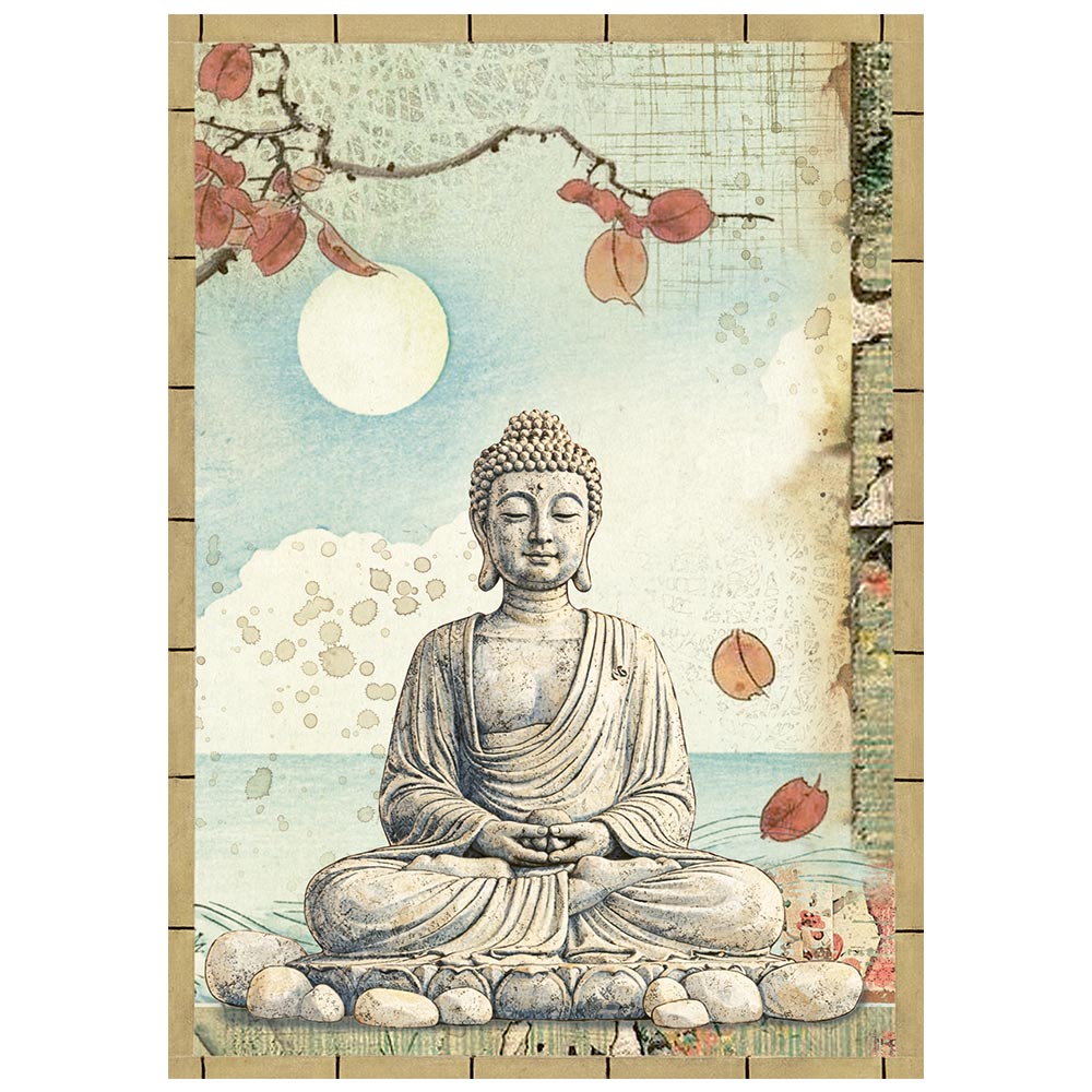 Stamperia Oriental Garden A6 Mini Rice Paper (8pcs) (DFSA6X08)