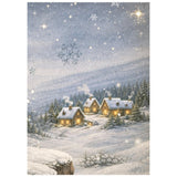 Stamperia Silent Night A6 Mini Rice Paper Selection, 8 Pieces - DFSA6X09