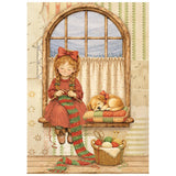 Stamperia Silent Night A6 Mini Rice Paper Selection, 8 Pieces - DFSA6X09