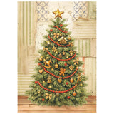 Stamperia Silent Night A6 Mini Rice Paper Selection, 8 Pieces - DFSA6X09