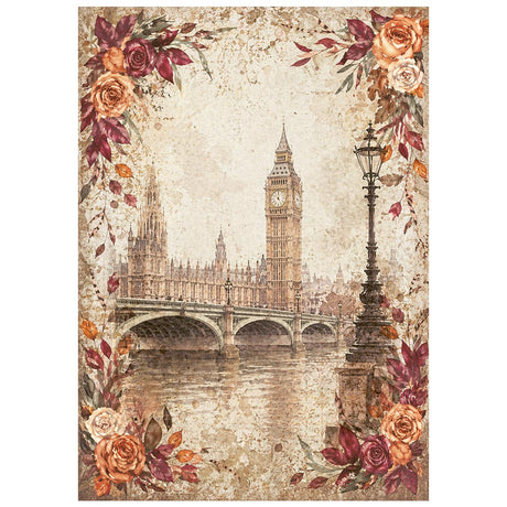 Stamperia Our Way A6 Mini Rice Paper Selection (8pcs) - DFSA6X12