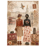 Stamperia Our Way A6 Mini Rice Paper Selection (8pcs) - DFSA6X12
