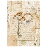 Stamperia Flowers and Poems A6 Mini Rice Paper Selection (8pcs) - DFSA6X13