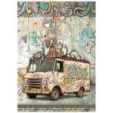 Stamperia Furry Friends 2 A6 Mini Rice Paper Selection (8pcs) by Antonis Tzanidakis - DFSA6X15