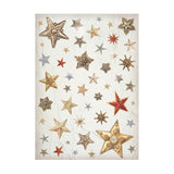 Stamperia Selection 8 Rice paper A6 backgrounds - Gear up for Christmas DFSAK6026