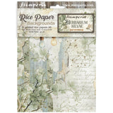Stamperia Herbarium Silvae A6 Rice Paper Backgrounds (DFSAK6048)