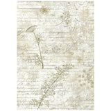 Stamperia Herbarium Silvae A6 Rice Paper Backgrounds (DFSAK6048)