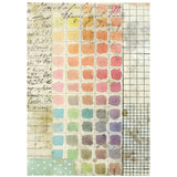 Stamperia Daisy Art A6 Rice Paper Backgrounds (8pcs) (DFSAK6050)