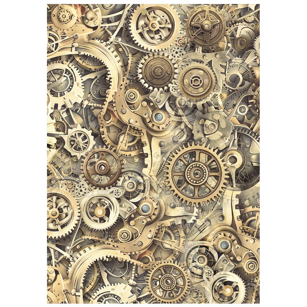 Stamperia Gardens of Time A6 Rice Paper Backgrounds (DFSAK6053)