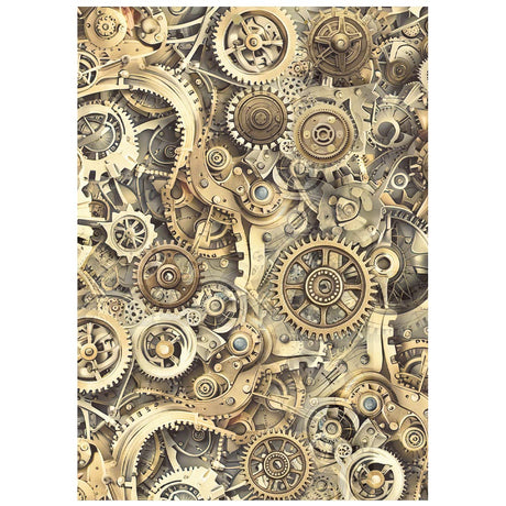 Stamperia Gardens of Time A6 Rice Paper Backgrounds (DFSAK6053)