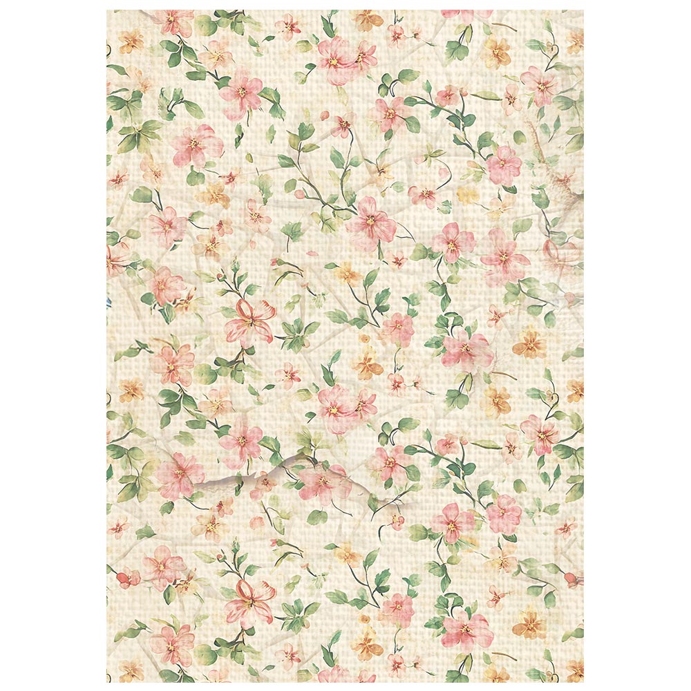 Stamperia All Around A6 Rice Paper Backgrounds Selection (8pcs) (DFSAK6054)