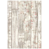 Stamperia Winter Magic A6 Rice Paper Backgrounds Selection, 8 Pieces - DFSAK6056