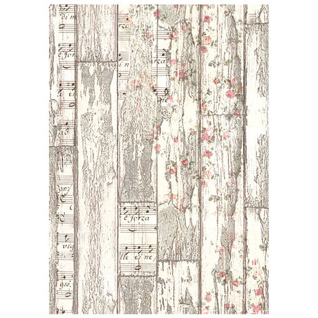 Stamperia Winter Magic A6 Rice Paper Backgrounds Selection, 8 Pieces - DFSAK6056