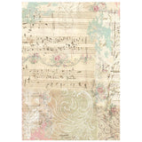 Stamperia Winter Magic A6 Rice Paper Backgrounds Selection, 8 Pieces - DFSAK6056