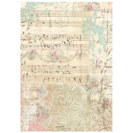 Stamperia Winter Magic A6 Rice Paper Backgrounds Selection, 8 Pieces - DFSAK6056