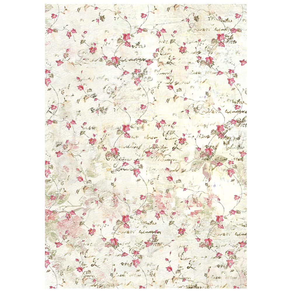 Stamperia Winter Magic A6 Rice Paper Backgrounds Selection, 8 Pieces - DFSAK6056