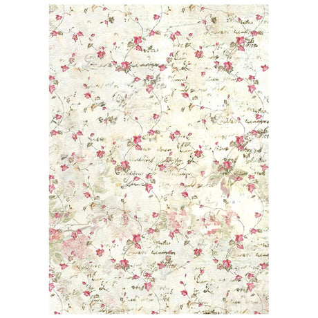 Stamperia Winter Magic A6 Rice Paper Backgrounds Selection, 8 Pieces - DFSAK6056
