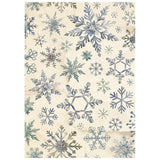 Stamperia Silent Night A6 Rice Paper Backgrounds Selection, 8 Pieces - DFSAK6058
