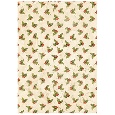 Stamperia Silent Night A6 Rice Paper Backgrounds Selection, 8 Pieces - DFSAK6058
