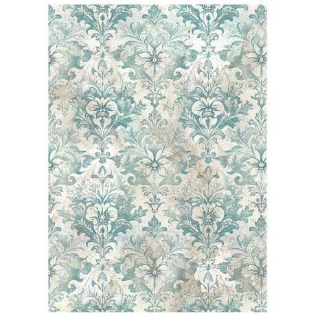 Stamperia White Christmas A6 Rice Paper Backgrounds Selection, 8 Pieces by Cristina Radovan - DFSAK6059