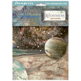 Stamperia Cosmos A6 Rice Paper Backgrounds Selection (8pcs) by Cristina Radovan - DFSAK6060